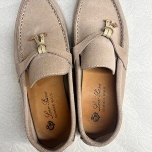 Authentic Summer Charms Walk Suede Loafers